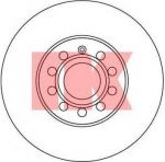 NK 204788 Диск тормозной AUDI A3 04>/VW CADDY 04>/G5/TOURAN 03> передний вент. (1K0615301K)