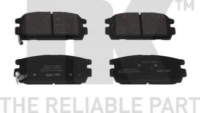 NK 223417 комплект тормозных колодок, дисковый тормоз на HYUNDAI TERRACAN (HP)