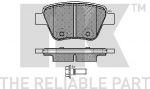 NK 2247101 комплект тормозных колодок, дисковый тормоз на SKODA OCTAVIA (1Z3)