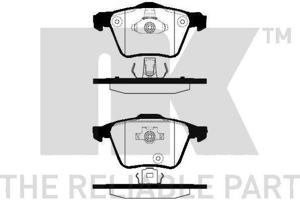 NK 224826 комплект тормозных колодок, дисковый тормоз на VOLVO XC90 I