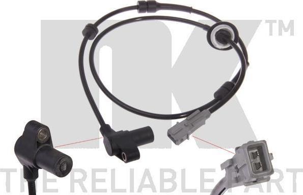 NK 293705 датчик, частота вращения колеса на PEUGEOT 406 (8B)