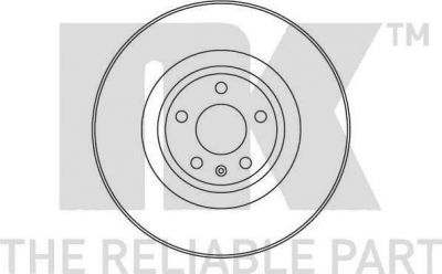 NK 3447108 тормозной диск на AUDI A6 Allroad (4FH, C6)