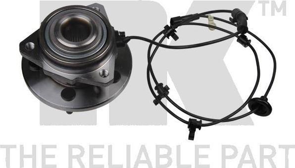 NK 759312 комплект подшипника ступицы колеса на JEEP CHEROKEE (KJ)