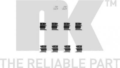 NK 7932244 комплектующие, колодки дискового тормоза на SUZUKI GRAND VITARA II (JT)