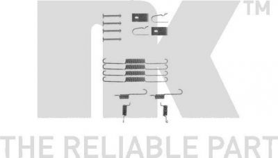 NK 7932663 комплектующие, тормозная колодка на MAZDA 323 III (BF)
