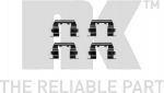 NK 7934669 комплектующие, колодки дискового тормоза на HYUNDAI GETZ (TB)