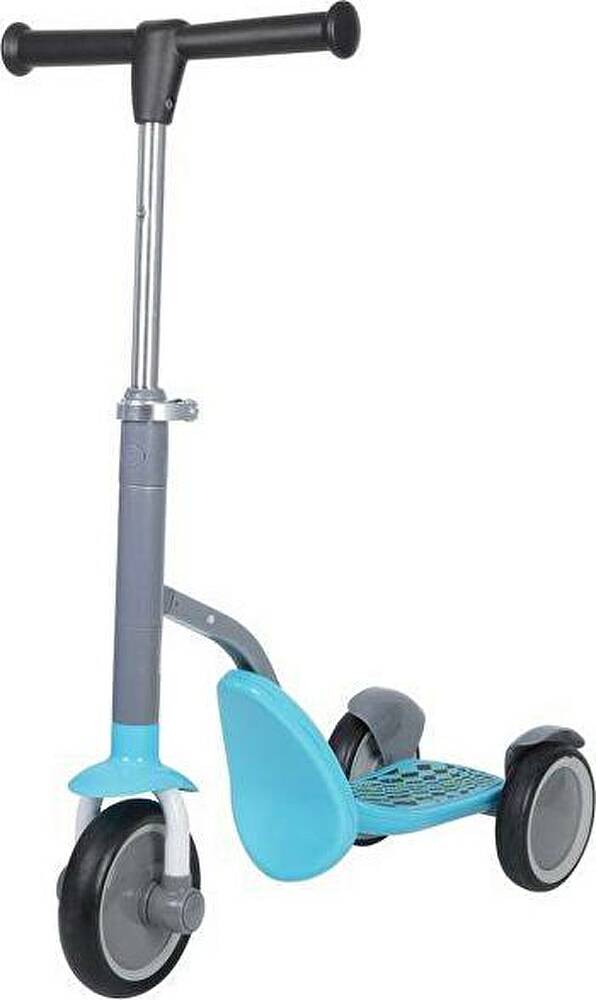Самокат Novatrack Disco-kids детский трансформер,max30кг,сталь,PVCколеса125мм,синий