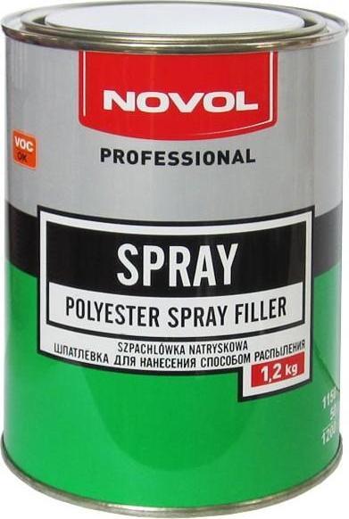 Novol Spray 1201 Шпатлевка жидкая (1.2кг)