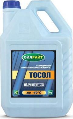 OILRIGHT Тосол OILRIGHT Дзержинский ОЖ-40 ТМ готовый -40C синий 10 кг 5037/п (5037/п) OILRIGHT Тосол OILRIGHT Дзержинский ОЖ-40 ТМ готовый -40C синий 10 кг 5037/п (5037/п)