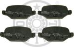 OPTIMAL Колодки тормозные задние диск. FIAT Panda 1.2/1.4 04->, Punto 1.8HGT/1.9JTD 99-> (573019J, 10390)