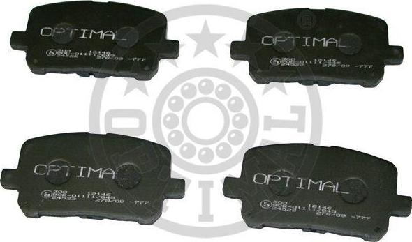 Optimal 12146 комплект тормозных колодок, дисковый тормоз на TOYOTA PREVIA (MCR3_, ACR3_, CLR3_)