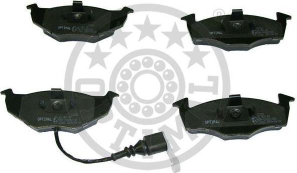 OPTIMAL Колодки тормозные дисковые передние с датчиками / Skoda Fabia;VW Polo 01/02~ (12172)