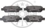Optimal 12373 комплект тормозных колодок, дисковый тормоз на RENAULT KOLEOS (HY_)