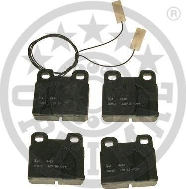 Optimal 9432 комплект тормозных колодок, дисковый тормоз на ALFA ROMEO 75 (162B)