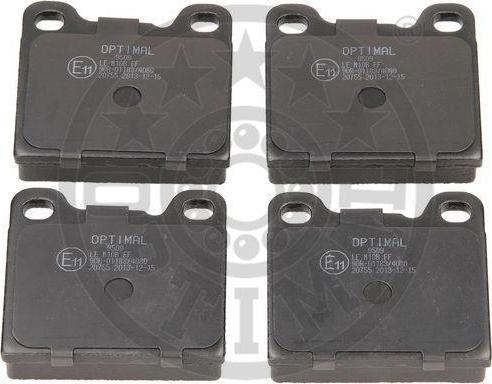 Optimal 9509 комплект тормозных колодок, дисковый тормоз на VOLVO 960 Kombi (965)