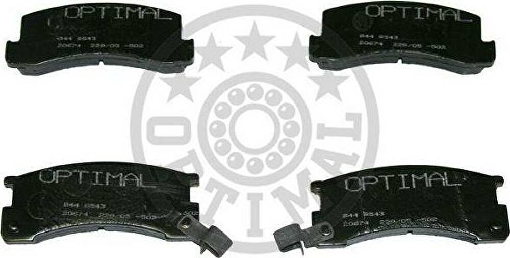 Optimal 9543 комплект тормозных колодок, дисковый тормоз на TOYOTA CELICA (TA60, RA40, RA6_)