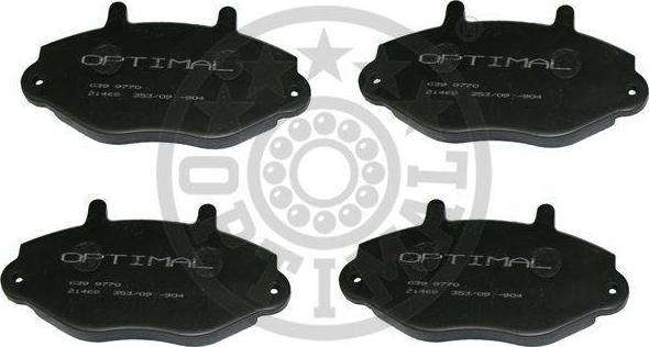 Optimal 9770 комплект тормозных колодок, дисковый тормоз на FORD TRANSIT c бортовой платформой/ходовая часть (E_ _)