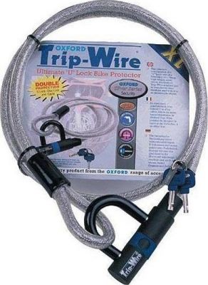 OXFORD Противоугонный трос с замком 15 mm TRIP-WIRE (OF334)