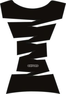 OXFORD Наклейка на бак JAGGED BLACK (OX544)