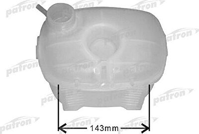 Patron P10-0011 компенсационный бак, охлаждающая жидкость на VW PASSAT (32B)