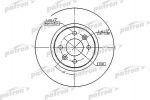 PATRON Диск тормозной передн RENAULT: CLIO II 00-, CLIO III 06-, KANGOO 00-, KANGOO Express 01-, LAGUNA 97-01, MEGANE Cabriolet 99-, MEGANE Classic 97-, MEGANE Coach 9 (PBD4110)