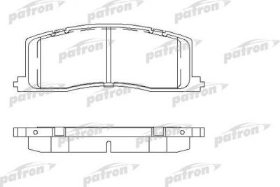 PATRON Колодки тормозные дисковые задн TOYOTA: PREVIA 90-00 (PBP931)