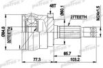 PATRON ШРУС наружн к-кт EMPI 87-9102, JEEP: CHEROKEE 99-01 с ABS (PCV9102)