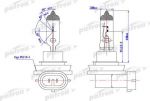 Patron PLH8-12/35 лампа накаливания, противотуманная фара на SKODA OCTAVIA Combi (1Z5)