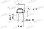 Patron PTD002 муфта с шипами, приводной вал на FIAT UNO (146A/E)