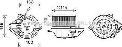 Prasco CN8515 электродвигатель, вентиляция салона на PEUGEOT 106 I (1A, 1C)