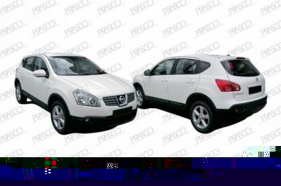 Prasco DS7108115 ручка двери на NISSAN QASHQAI / QASHQAI +2 (J10, JJ10)