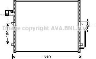 Prasco DW5082 конденсатор, кондиционер на SSANGYONG ACTYON SPORTS I (QJ)