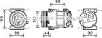 Prasco FTK407 компрессор, кондиционер на FIAT PUNTO (199)