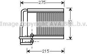 Prasco HY6213 теплообменник, отопление салона на HYUNDAI i30 (FD)