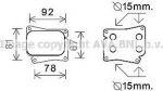 Prasco MS3559 масляный радиатор, двигательное масло на MERCEDES-BENZ C-CLASS купе (CL203)