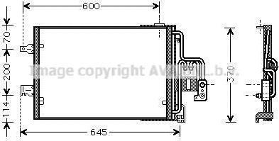 Prasco OL5385D конденсатор, кондиционер на OPEL CORSA C фургон (F08, W5L)