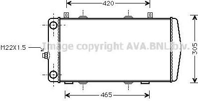 Prasco SA2004 радиатор, охлаждение двигателя на SKODA FELICIA I Fun (797)