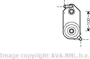 Prasco VW3110 масляный радиатор, автоматическая коробка передач на VW POLO Variant (6KV5)