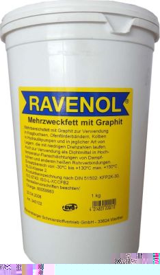 RAVENOL 4014835200210 Mehrzweckfett mit Graphit 1kg
