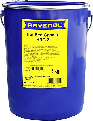 RAVENOL 4014835756557 Смазка Hot Red Grease HRG 2 ( 5кг)