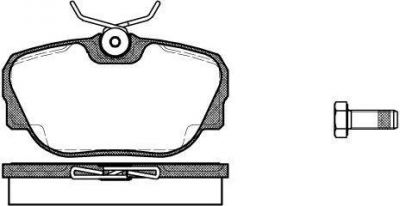 REMSA Колодки передние MB W201 88-93/ E30 /95x52.1/t=17mm (34111161347, 0296.00)