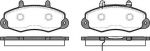 REMSA Комплект тормозных колодок, диско (0391.02)