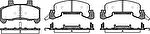 Remsa 0526.02 комплект тормозных колодок, дисковый тормоз на CHEVROLET CORSICA (1_69)