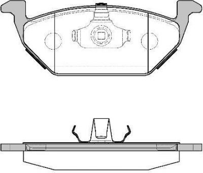 REMSA Колодки передние VW G4 98-00 без датчика/POLO SEDAN (1J0698151, 0633.00)