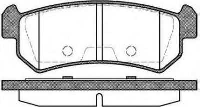 REMSA Колодки задние CHEVROLET LACETTI ->07 (96405131, 1048.00)