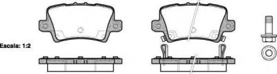 REMSA Колодки задние HONDA CIVIC 5D 06- (43022SMGE01, 1206.02)