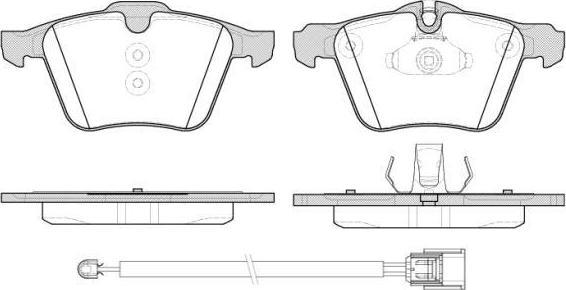 REMSA 1217 02 колодки дисковые передние! Volvo V70/XC70 1.6-3.2/1.6D-2.4D 07> (1217.02)
