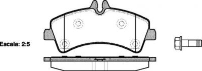 REMSA Колодки задние MB SPRINTER/VW CRAFTER (2E0698451A, 1247.00)