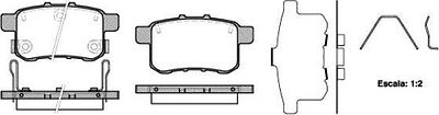 REMSA колодки дисковые з. Honda Accord all 08> (133212)