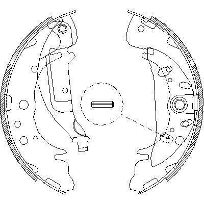 Remsa 4089.03 комплект тормозных колодок на HYUNDAI SANTA FE I (SM)